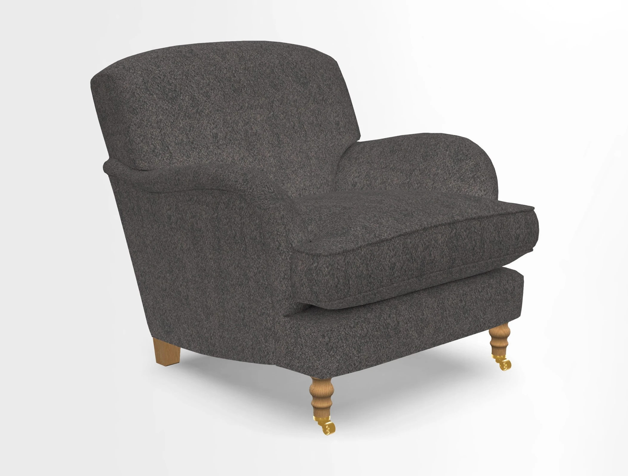 Kentwell Chair in Caroline Maria Applebee Collage Wildflowers with fringe in Sophie Bullion Currant
