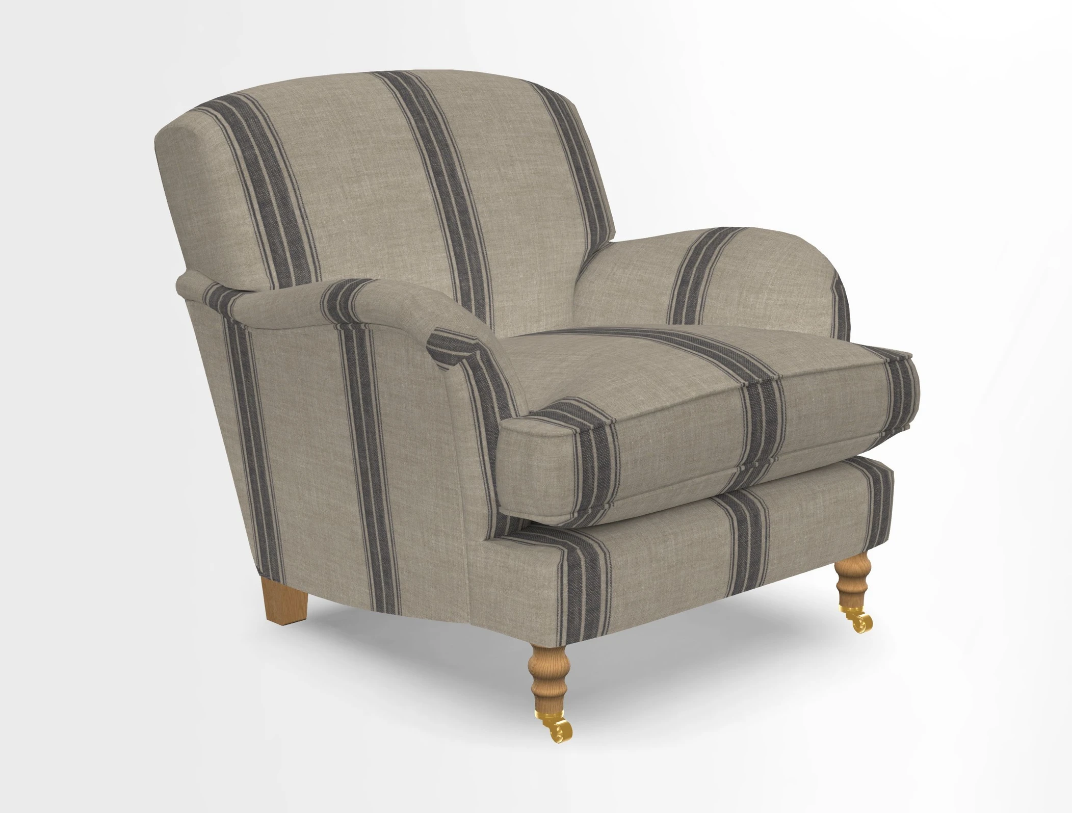 Kentwell Chair in Caroline Maria Applebee Collage Wildflowers with fringe in Sophie Bullion Currant
