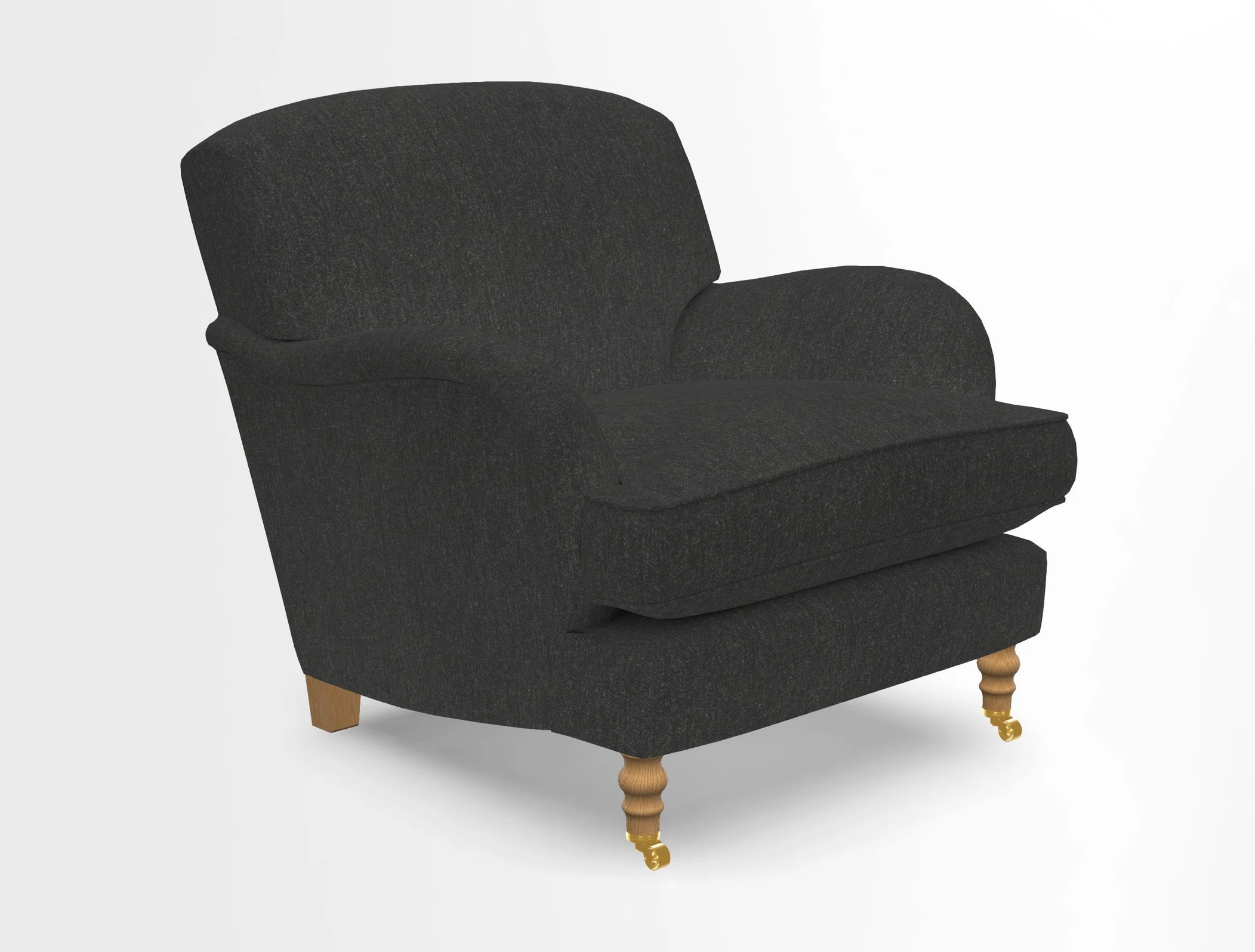 Kentwell Chair in Caroline Maria Applebee Collage Wildflowers with fringe in Sophie Bullion Currant