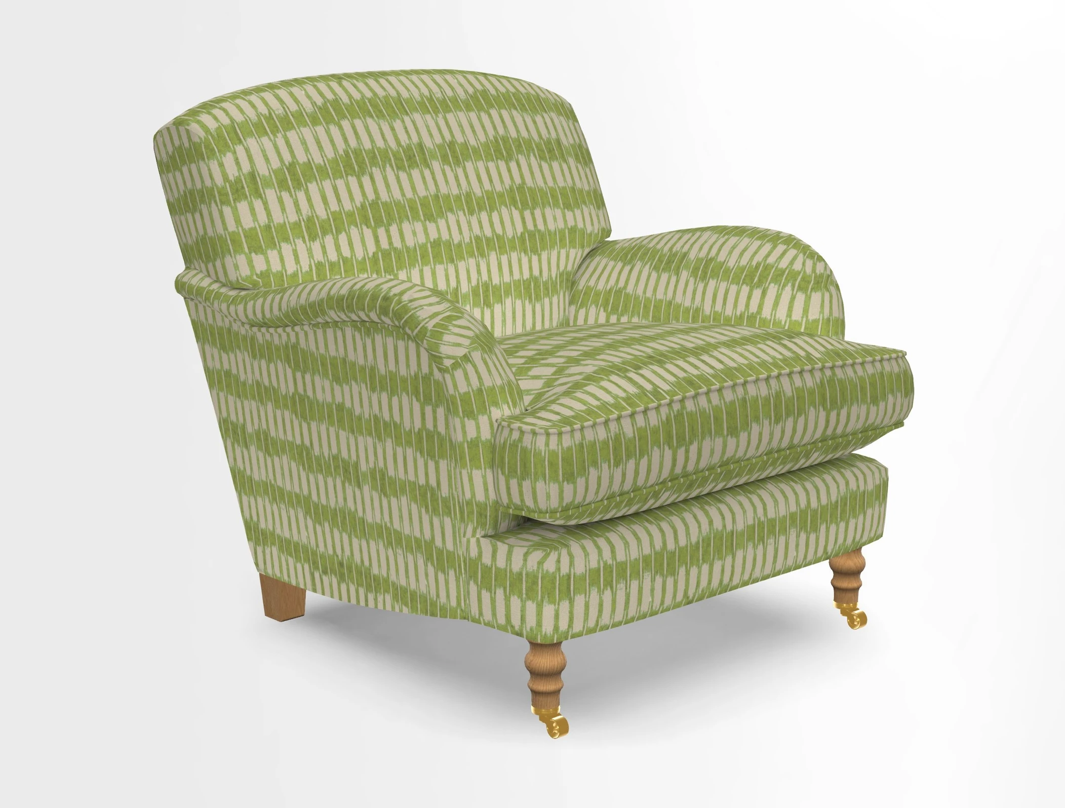 Kentwell Chair in Caroline Maria Applebee Collage Wildflowers with fringe in Sophie Bullion Currant
