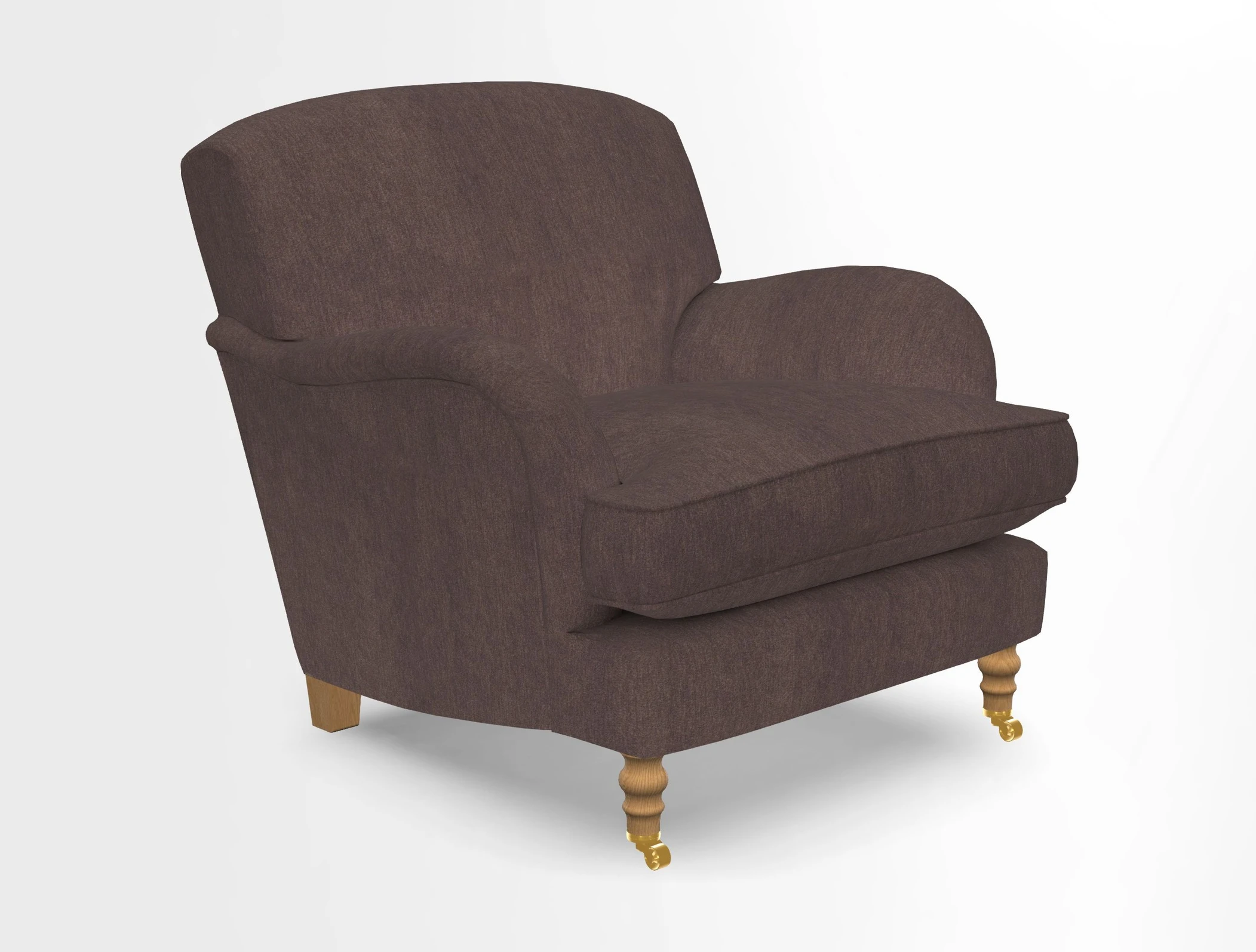 Kentwell Chair in Caroline Maria Applebee Collage Wildflowers with fringe in Sophie Bullion Currant