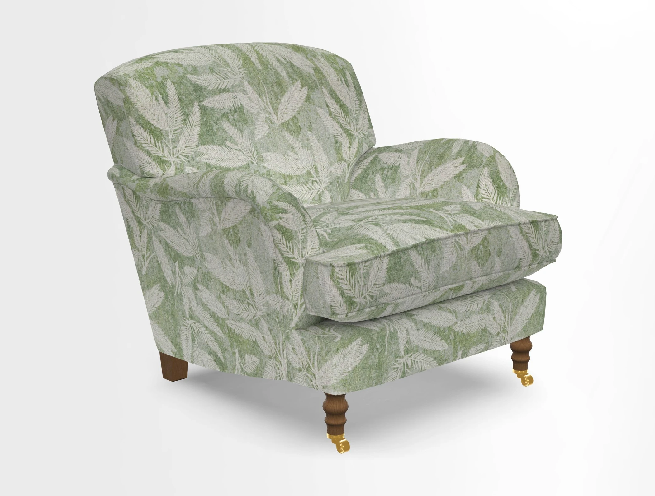 Kentwell Chair in Caroline Maria Applebee Collage Wildflowers with fringe in Sophie Bullion Currant