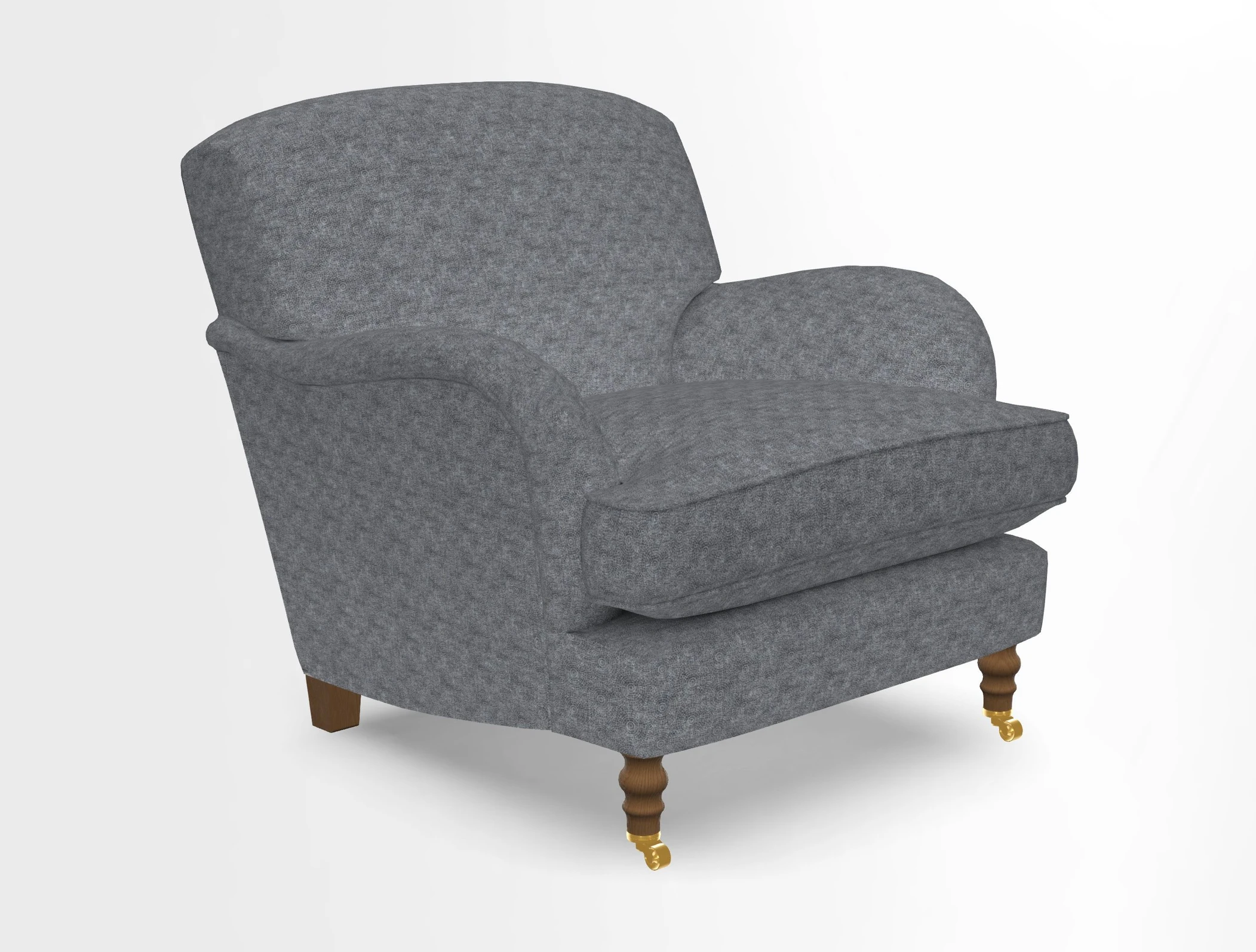 Kentwell Chair in Caroline Maria Applebee Collage Wildflowers with fringe in Sophie Bullion Currant