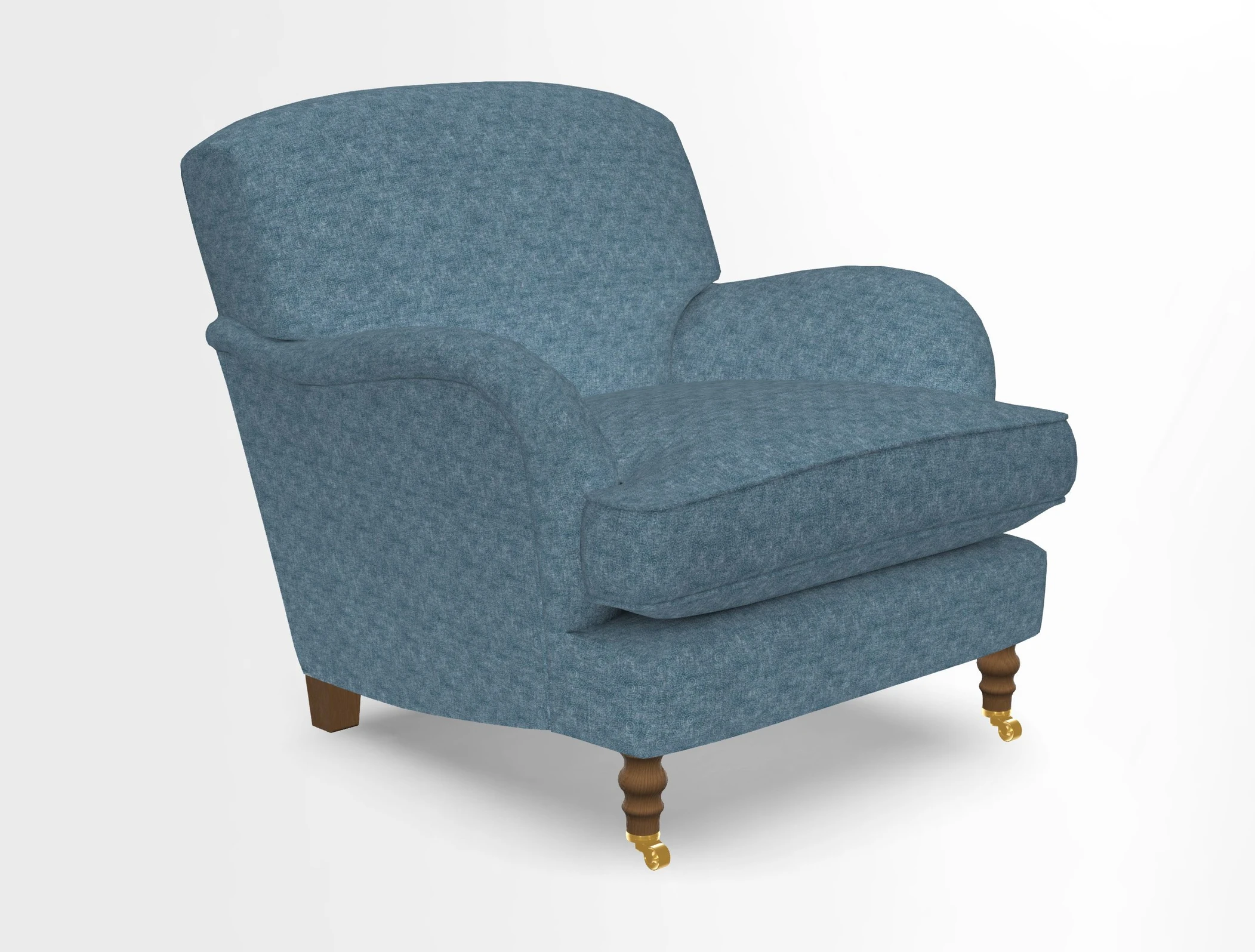 Kentwell Chair in Caroline Maria Applebee Collage Wildflowers with fringe in Sophie Bullion Currant