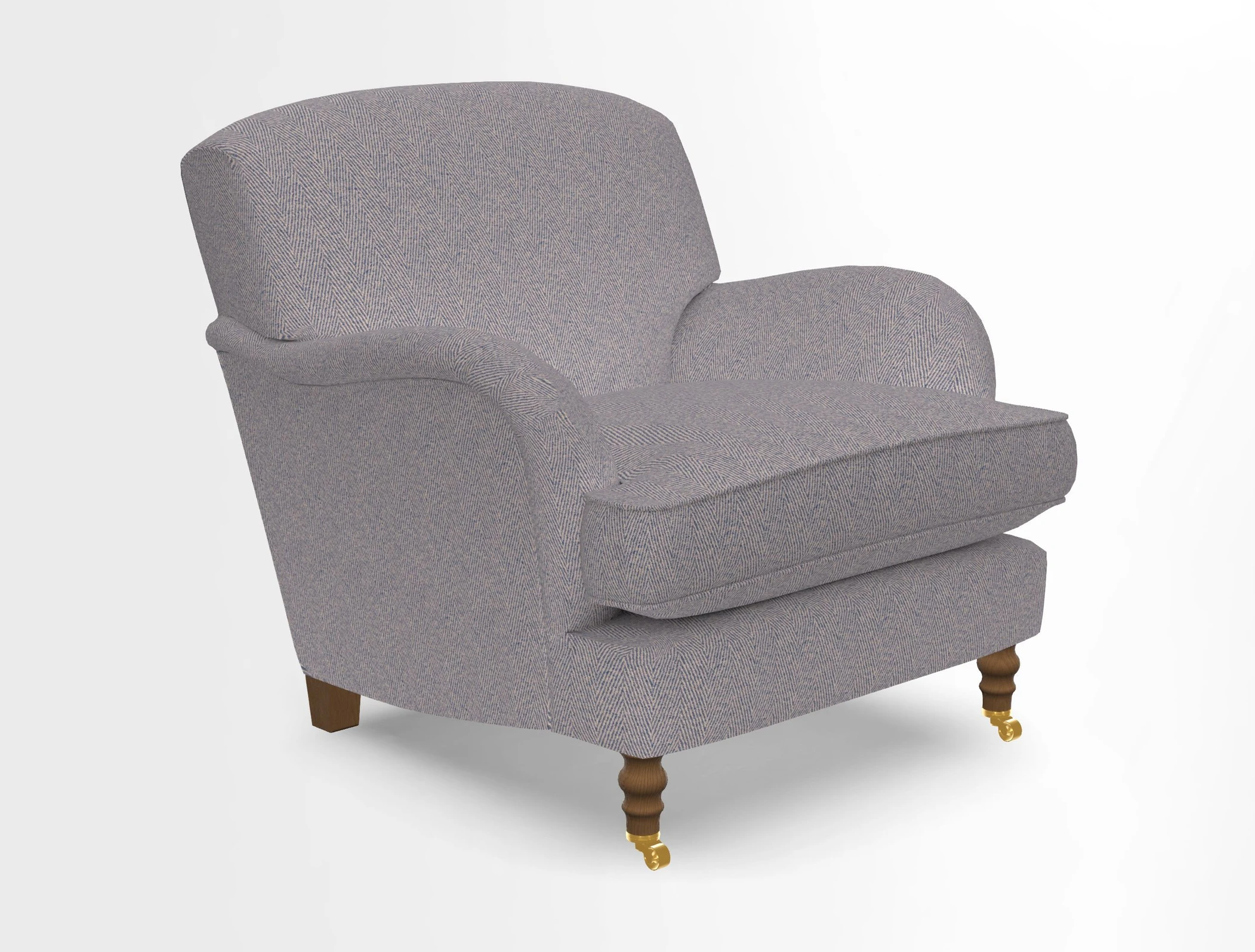 Kentwell Chair in Caroline Maria Applebee Collage Wildflowers with fringe in Sophie Bullion Currant