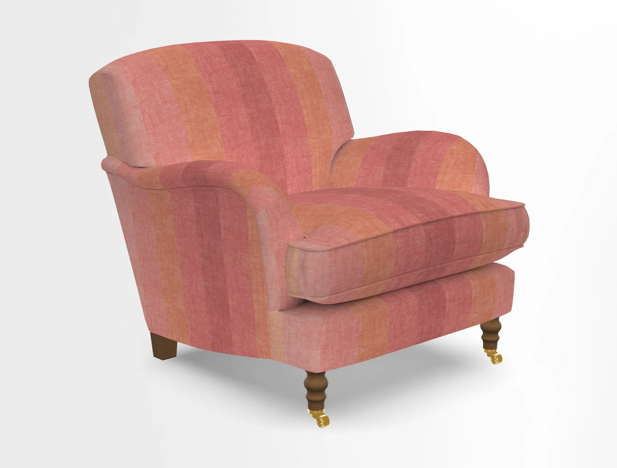Kentwell Chair in Caroline Maria Applebee Collage Wildflowers with fringe in Sophie Bullion Currant