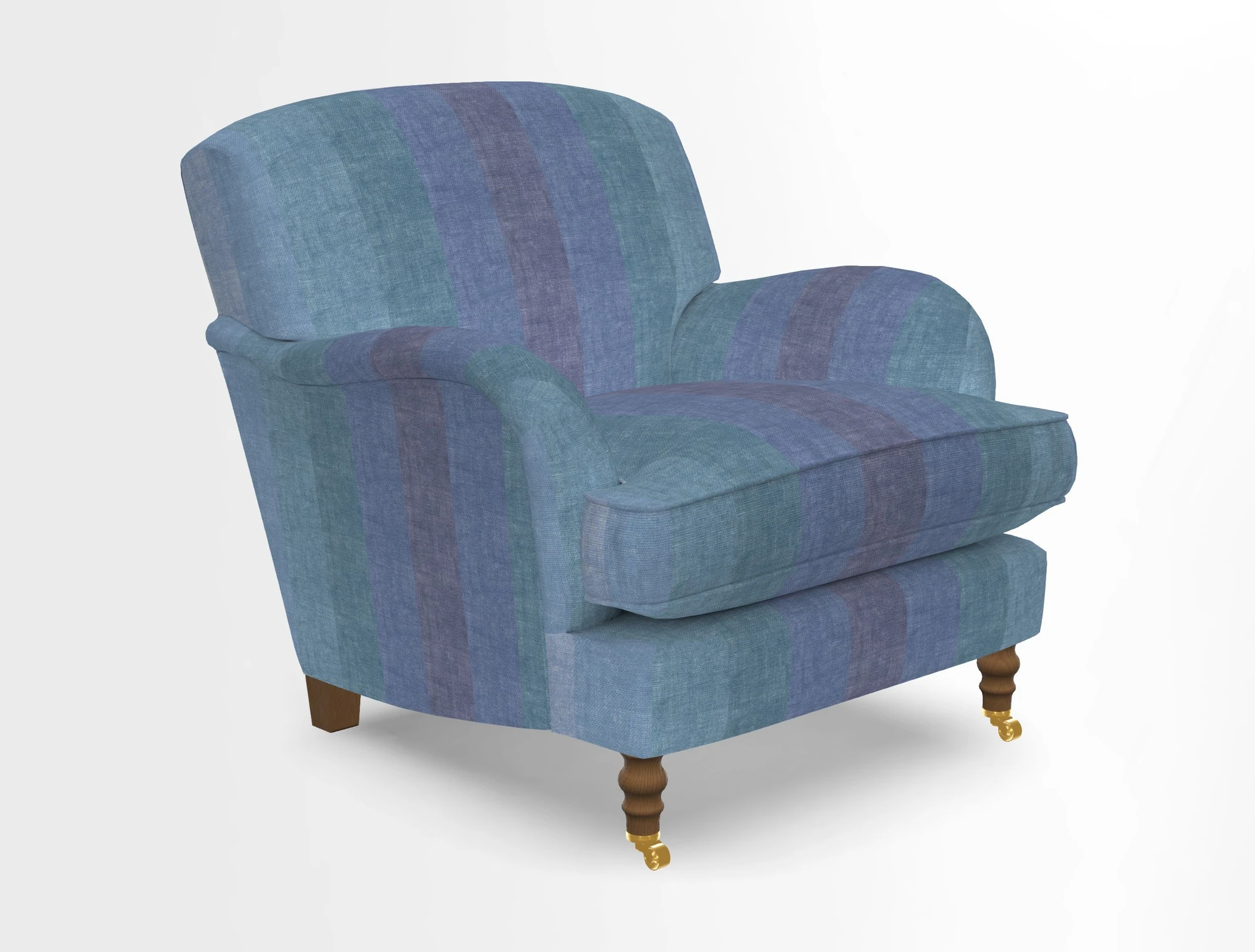 Kentwell Chair in Caroline Maria Applebee Collage Wildflowers with fringe in Sophie Bullion Currant