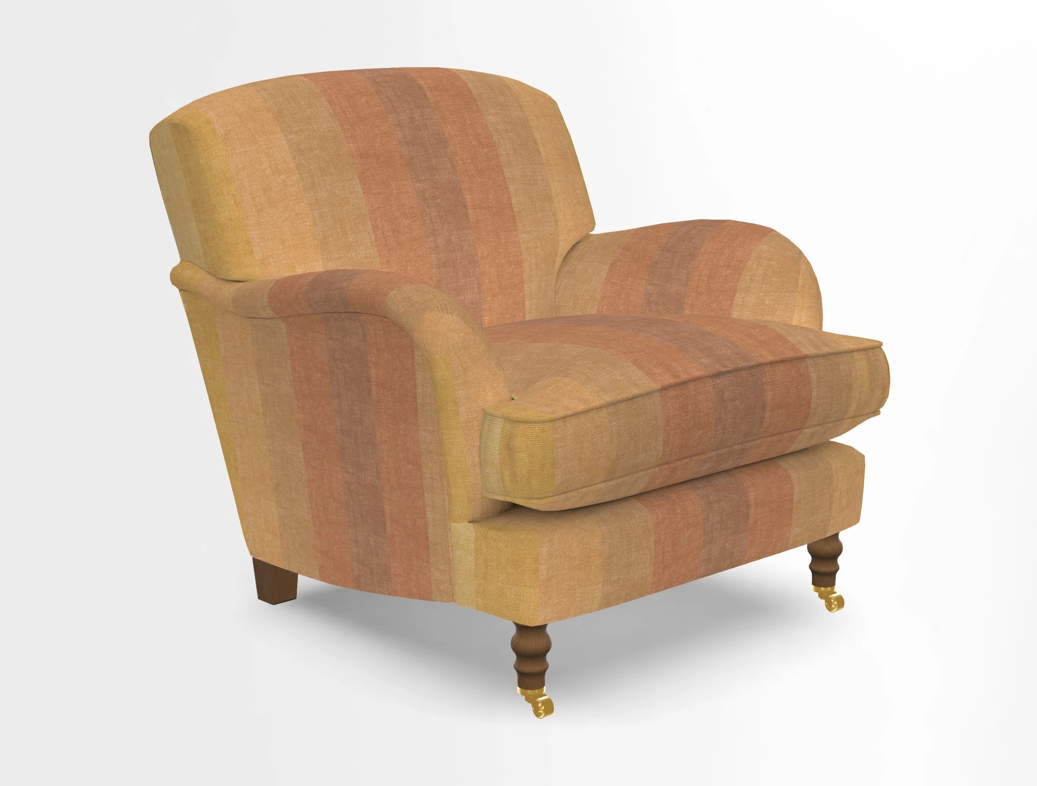 Kentwell Chair in Caroline Maria Applebee Collage Wildflowers with fringe in Sophie Bullion Currant