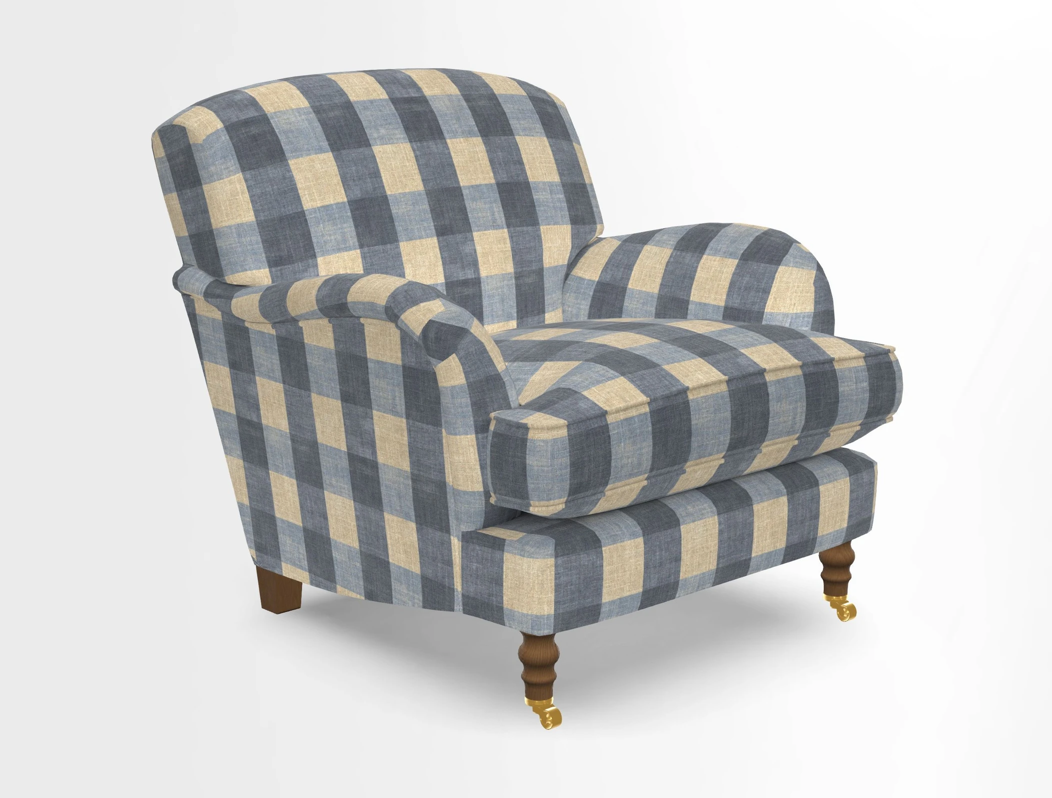 Kentwell Chair in Caroline Maria Applebee Collage Wildflowers with fringe in Sophie Bullion Currant
