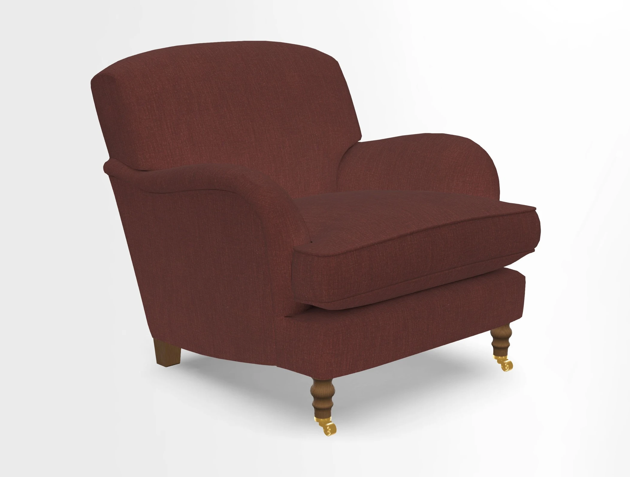 Kentwell Chair in Caroline Maria Applebee Collage Wildflowers with fringe in Sophie Bullion Currant