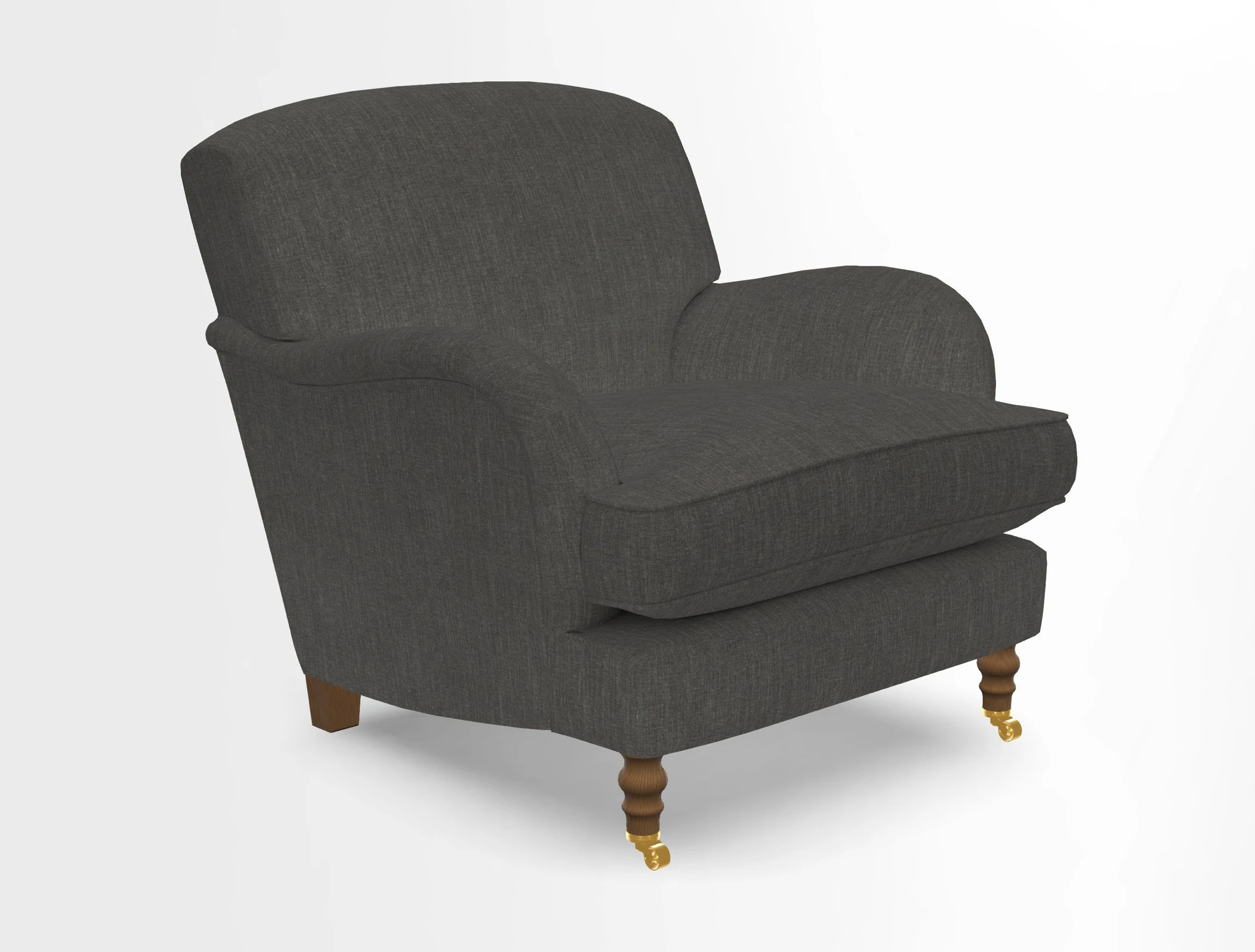 Kentwell Chair in Caroline Maria Applebee Collage Wildflowers with fringe in Sophie Bullion Currant