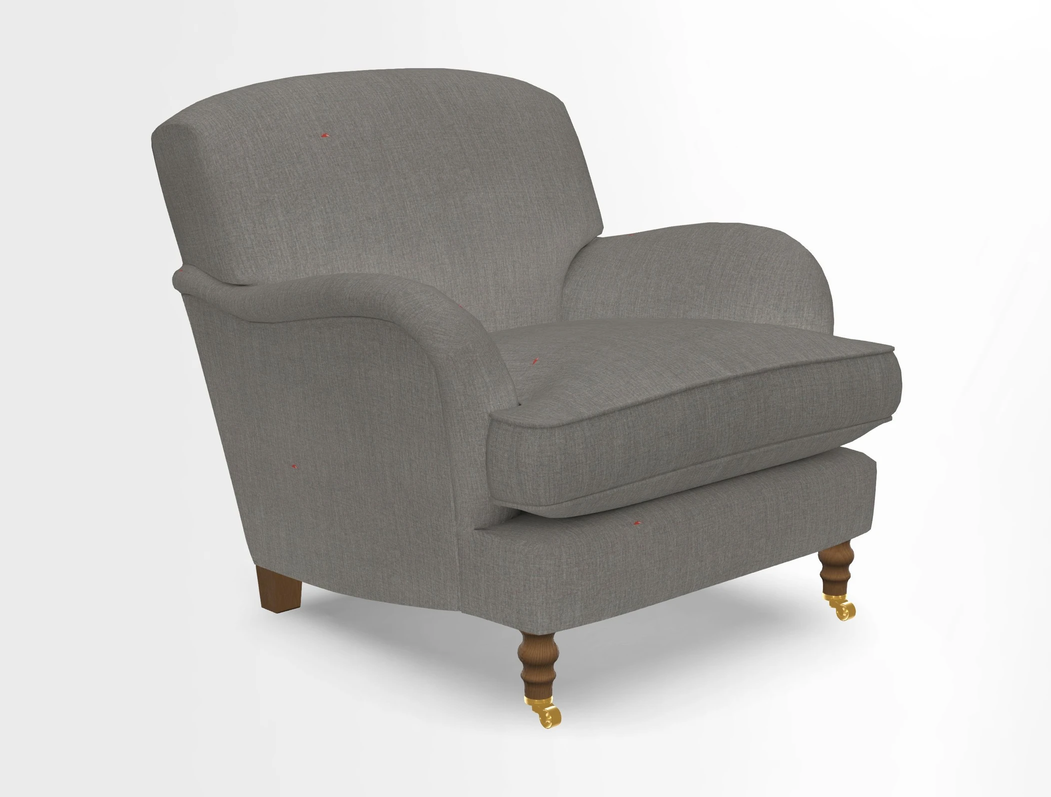 Kentwell Chair in Caroline Maria Applebee Collage Wildflowers with fringe in Sophie Bullion Currant