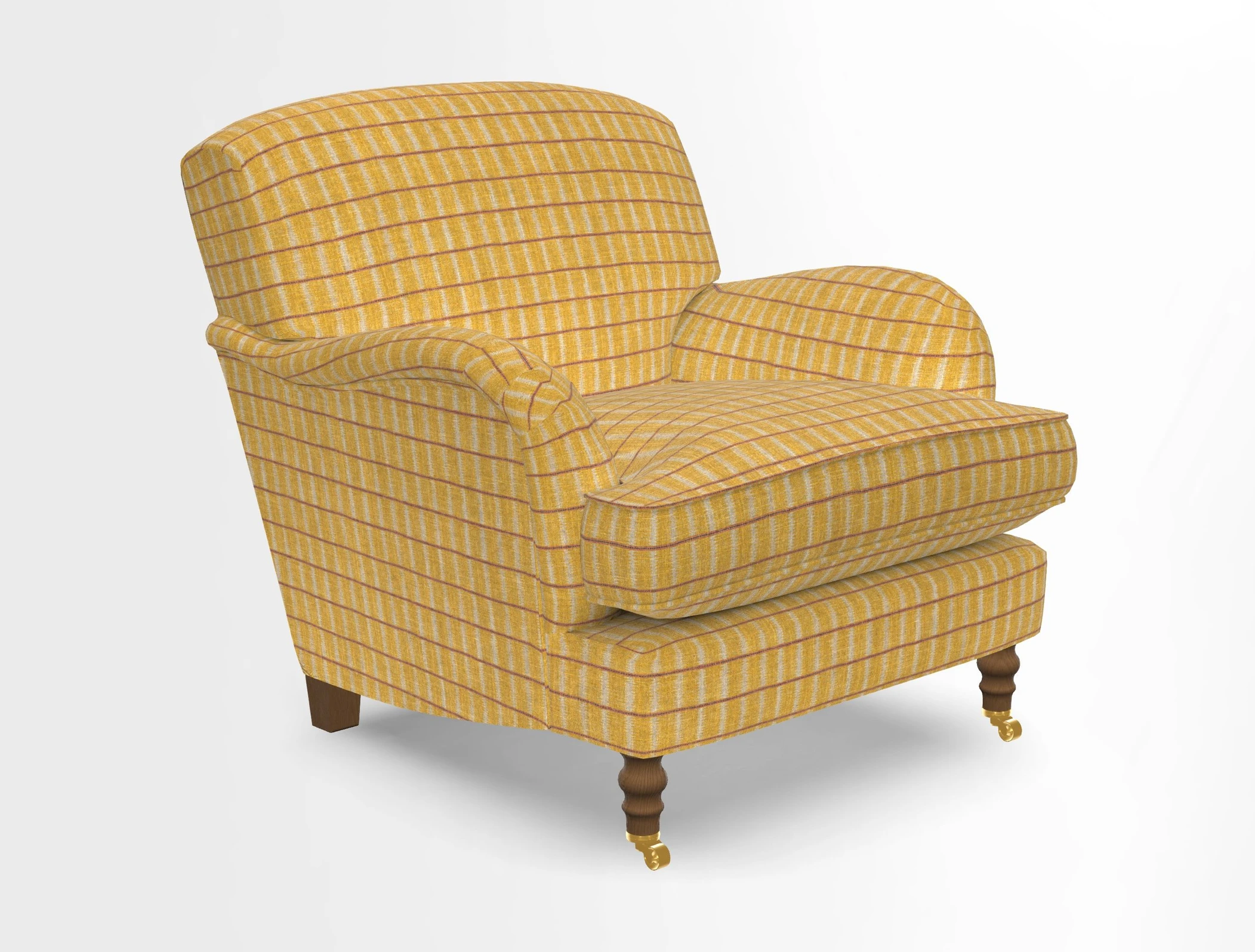 Kentwell Chair in Caroline Maria Applebee Collage Wildflowers with fringe in Sophie Bullion Currant