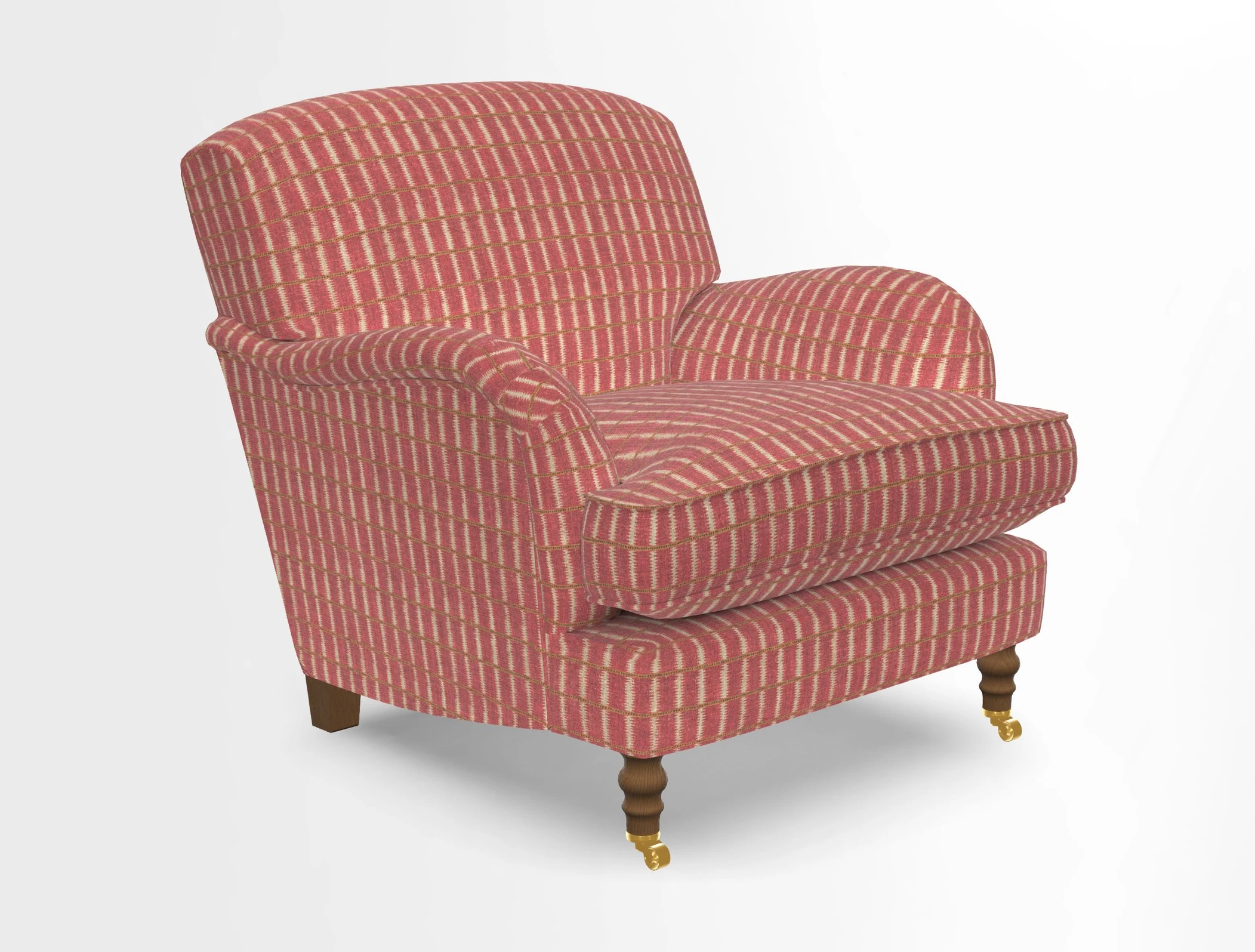 Kentwell Chair in Caroline Maria Applebee Collage Wildflowers with fringe in Sophie Bullion Currant