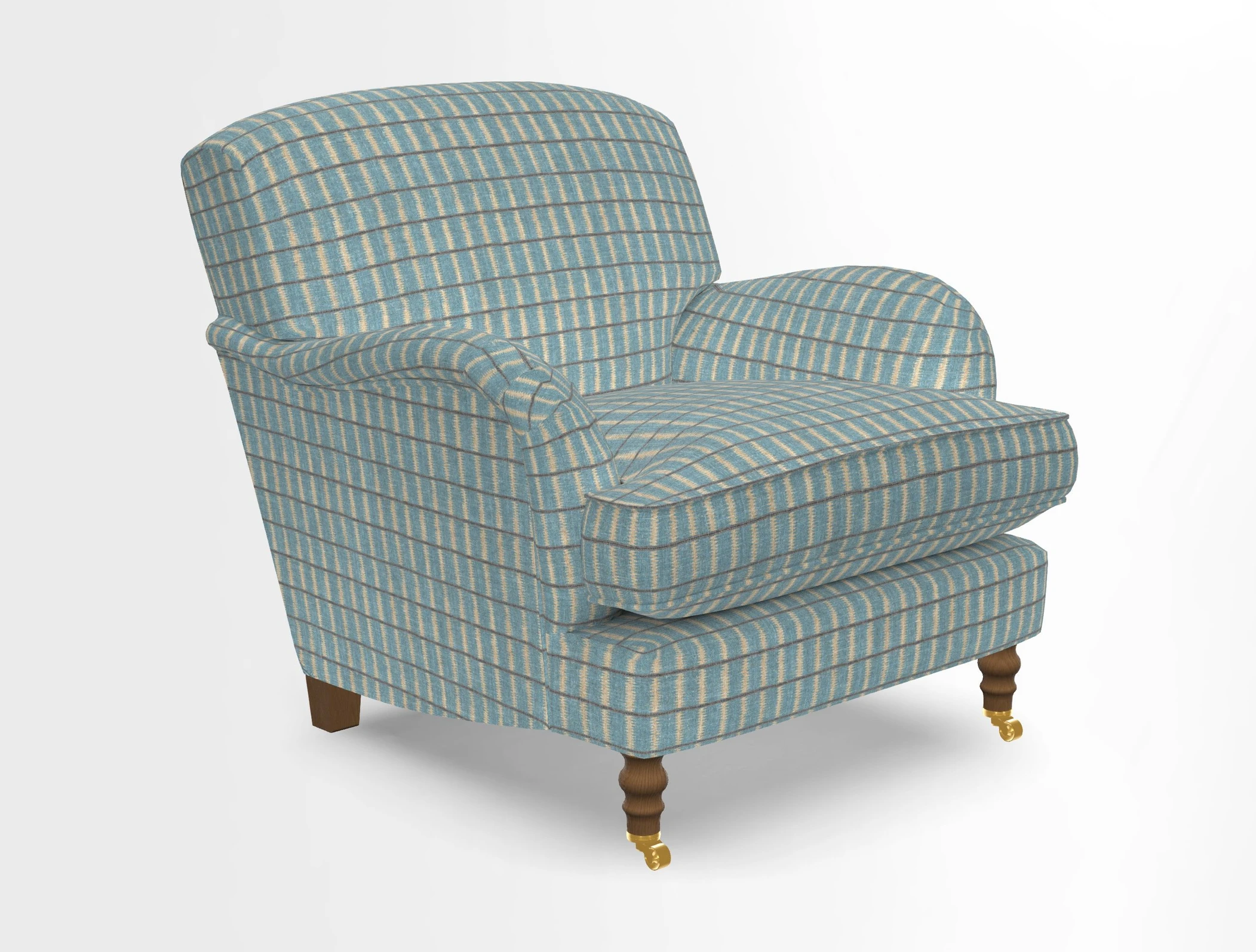 Kentwell Chair in Caroline Maria Applebee Collage Wildflowers with fringe in Sophie Bullion Currant