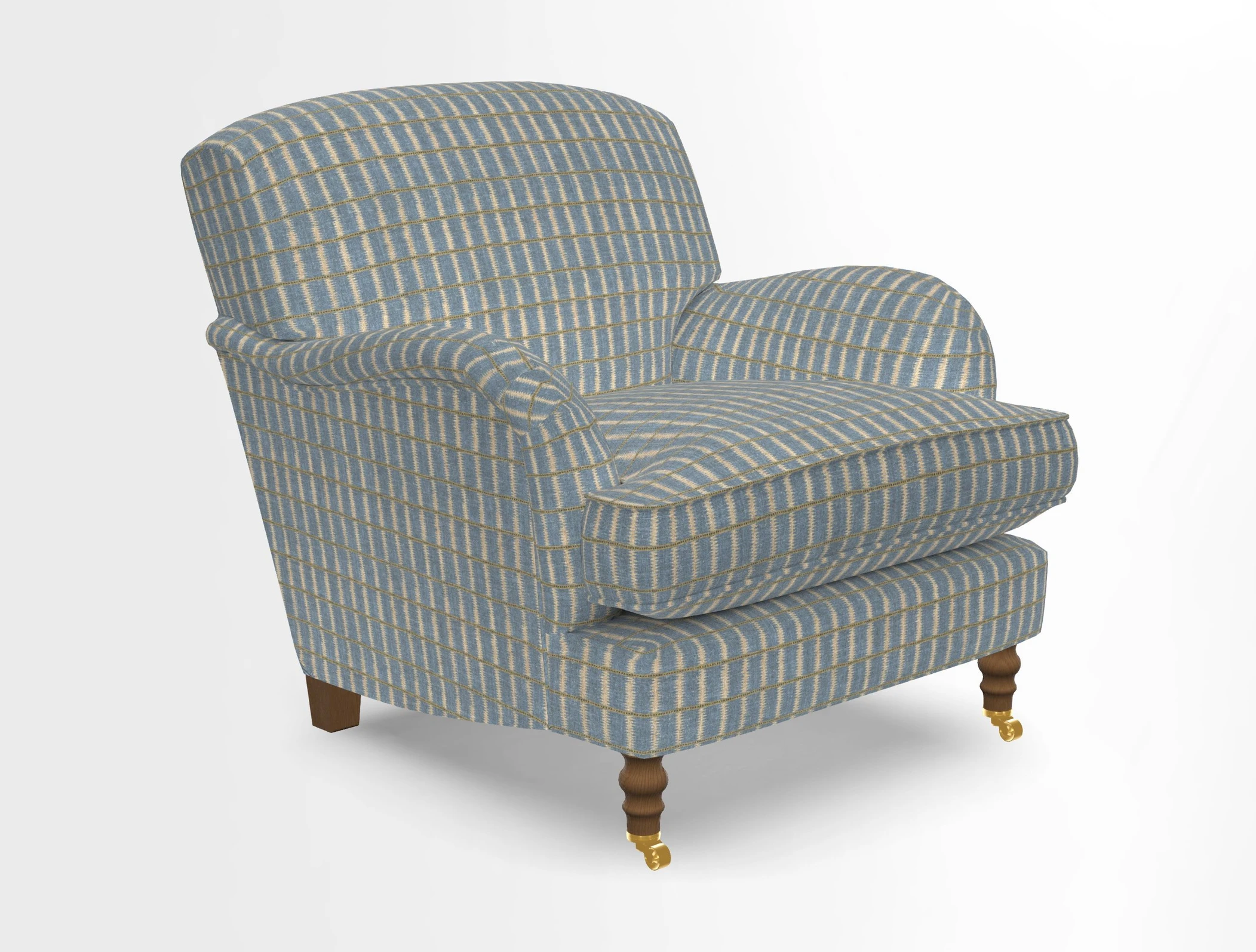 Kentwell Chair in Caroline Maria Applebee Collage Wildflowers with fringe in Sophie Bullion Currant