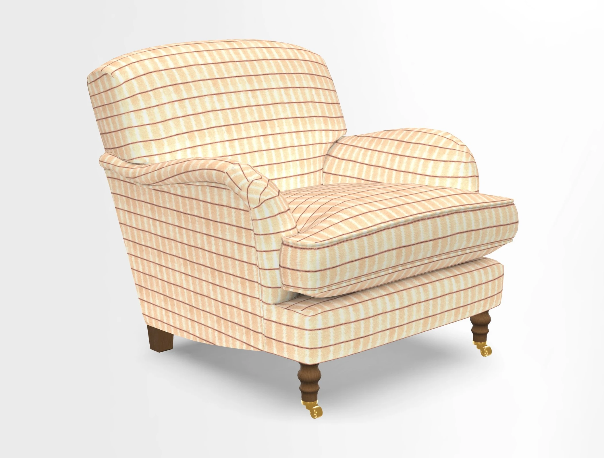 Kentwell Chair in Caroline Maria Applebee Collage Wildflowers with fringe in Sophie Bullion Currant