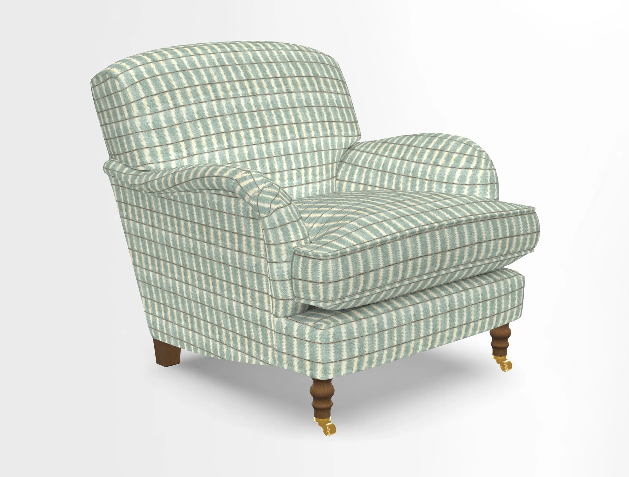 Kentwell Chair in Caroline Maria Applebee Collage Wildflowers with fringe in Sophie Bullion Currant
