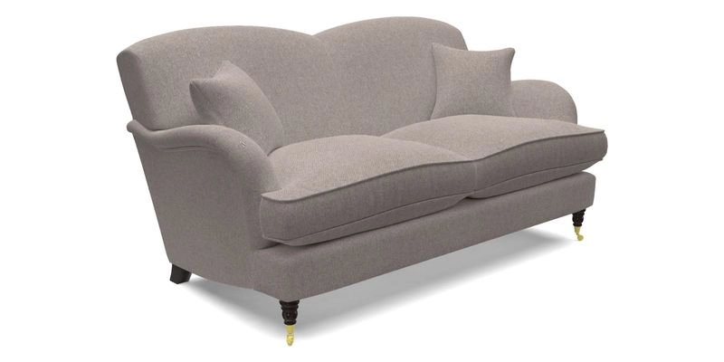 Kentwell 3 Seater 2 Hump Sofa in RHS Botanicals Henry Moon Lions Tail Teal