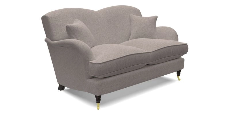 Kentwell 3 Seater 2 Hump Sofa in RHS Botanicals Henry Moon Lions Tail Teal