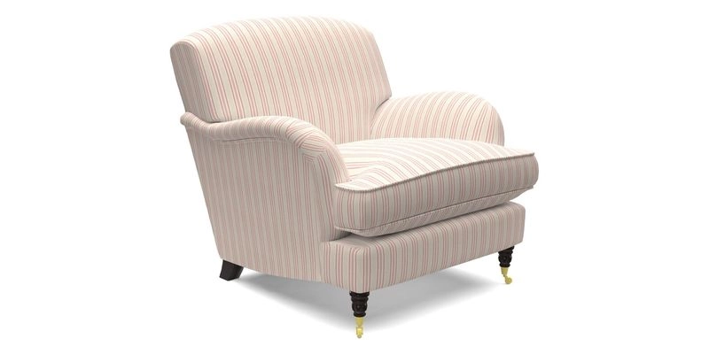 Kentwell Chair in Caroline Maria Applebee Collage Wildflowers with fringe in Sophie Bullion Currant