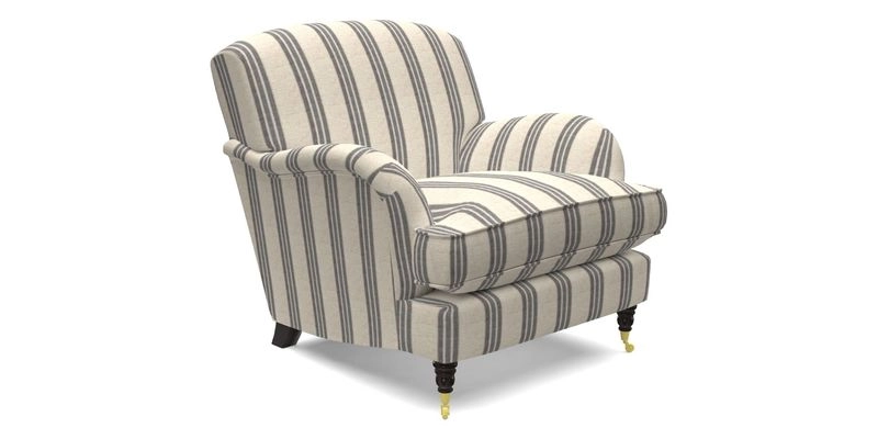 Kentwell Chair in Caroline Maria Applebee Collage Wildflowers with fringe in Sophie Bullion Currant