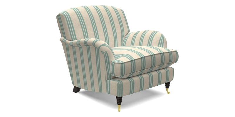 Kentwell Chair in Caroline Maria Applebee Collage Wildflowers with fringe in Sophie Bullion Currant