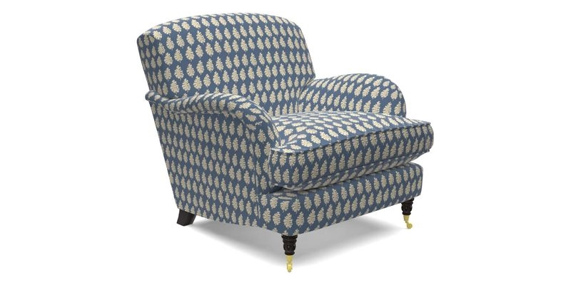 Kentwell Chair in Caroline Maria Applebee Collage Wildflowers with fringe in Sophie Bullion Currant