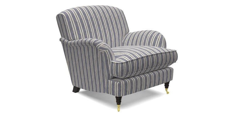 Kentwell Chair in Caroline Maria Applebee Collage Wildflowers with fringe in Sophie Bullion Currant