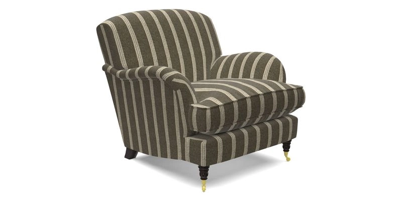 Kentwell Chair in Caroline Maria Applebee Collage Wildflowers with fringe in Sophie Bullion Currant