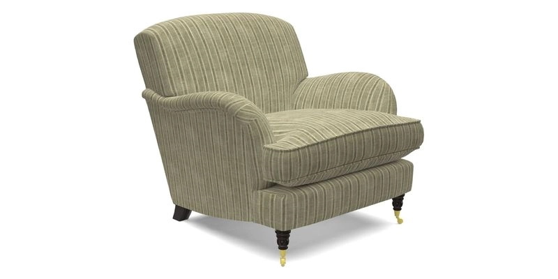 Kentwell Chair in Caroline Maria Applebee Collage Wildflowers with fringe in Sophie Bullion Currant