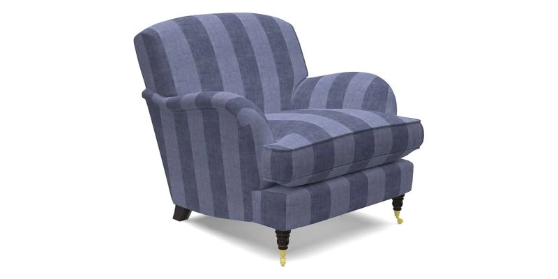 Kentwell Chair in Caroline Maria Applebee Collage Wildflowers with fringe in Sophie Bullion Currant