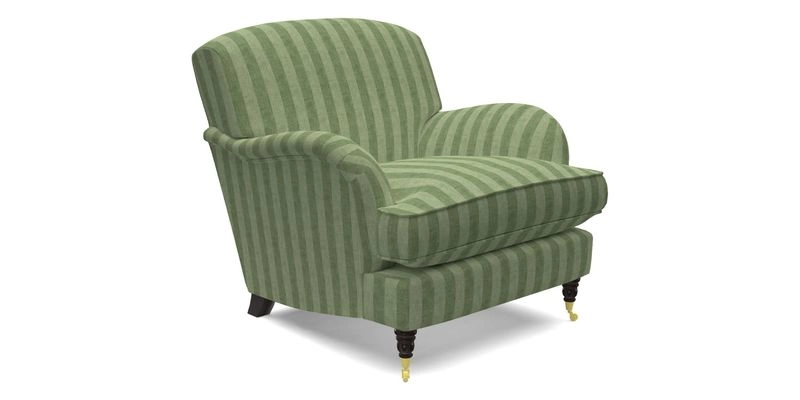 Kentwell Chair in Caroline Maria Applebee Collage Wildflowers with fringe in Sophie Bullion Currant