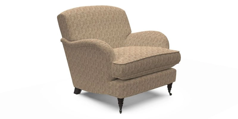 Kentwell Chair in Caroline Maria Applebee Collage Wildflowers with fringe in Sophie Bullion Currant