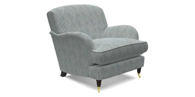 Kentwell Chair in Caroline Maria Applebee Collage Wildflowers with fringe in Sophie Bullion Currant