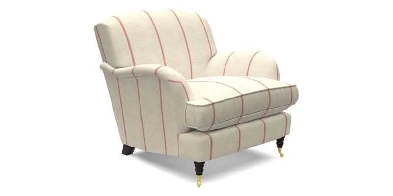 Kentwell Chair in Caroline Maria Applebee Collage Wildflowers with fringe in Sophie Bullion Currant