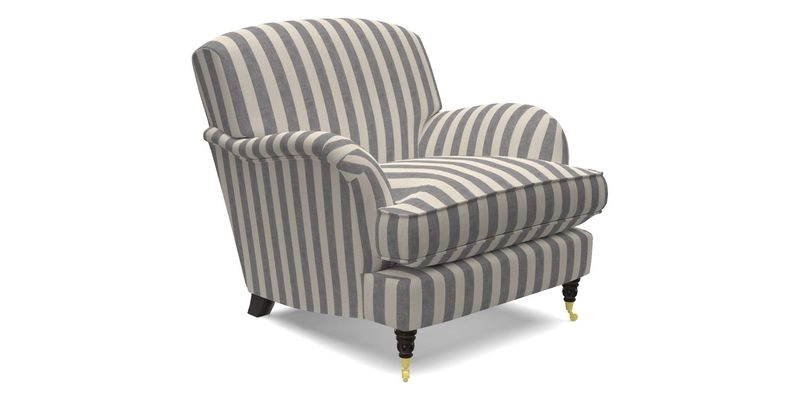 Kentwell Chair in Caroline Maria Applebee Collage Wildflowers with fringe in Sophie Bullion Currant