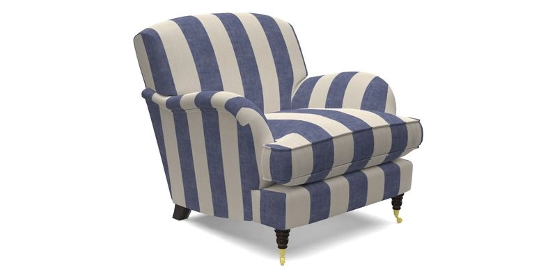 Kentwell Chair in Caroline Maria Applebee Collage Wildflowers with fringe in Sophie Bullion Currant