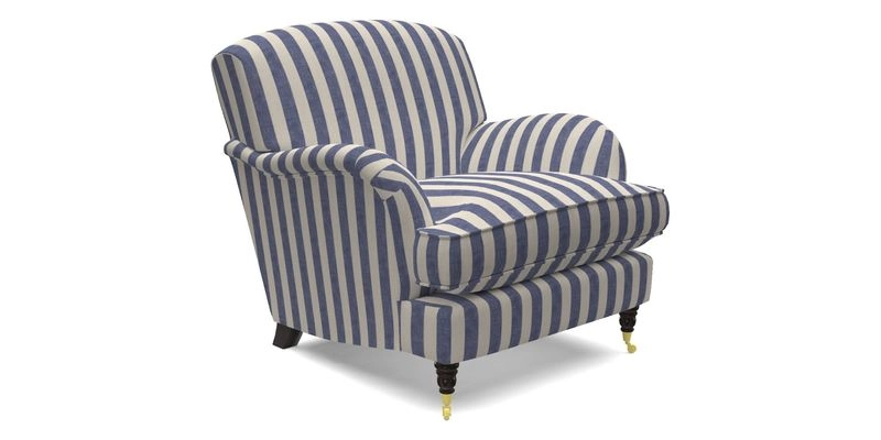 Kentwell Chair in Caroline Maria Applebee Collage Wildflowers with fringe in Sophie Bullion Currant