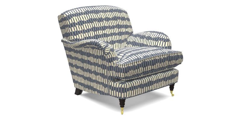 Kentwell Chair in Caroline Maria Applebee Collage Wildflowers with fringe in Sophie Bullion Currant