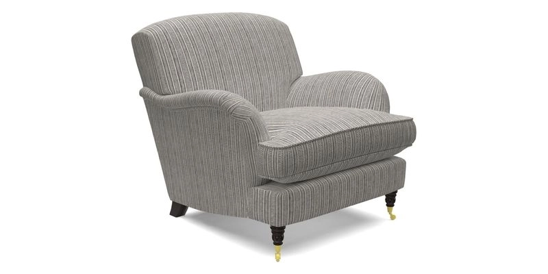 Kentwell Chair in Caroline Maria Applebee Collage Wildflowers with fringe in Sophie Bullion Currant