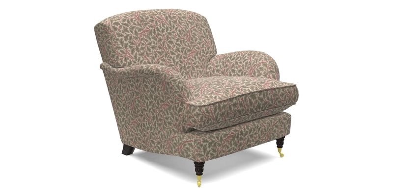 Kentwell Chair in Caroline Maria Applebee Collage Wildflowers with fringe in Sophie Bullion Currant