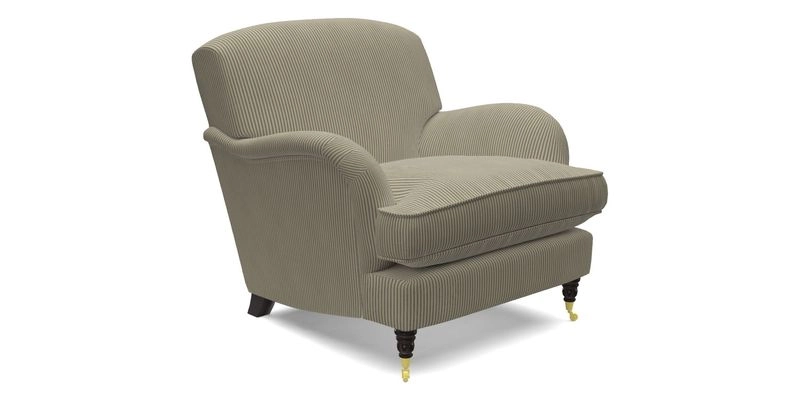 Kentwell Chair in Caroline Maria Applebee Collage Wildflowers with fringe in Sophie Bullion Currant