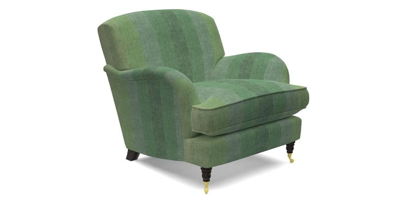 Kentwell Chair in Caroline Maria Applebee Collage Wildflowers with fringe in Sophie Bullion Currant