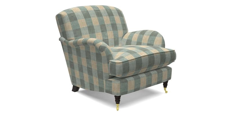 Kentwell Chair in Caroline Maria Applebee Collage Wildflowers with fringe in Sophie Bullion Currant