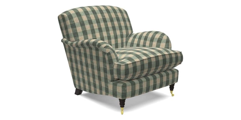 Kentwell Chair in Caroline Maria Applebee Collage Wildflowers with fringe in Sophie Bullion Currant