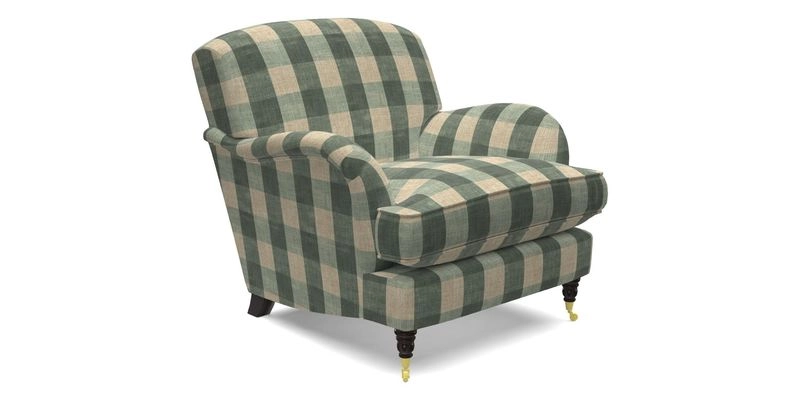 Kentwell Chair in Caroline Maria Applebee Collage Wildflowers with fringe in Sophie Bullion Currant