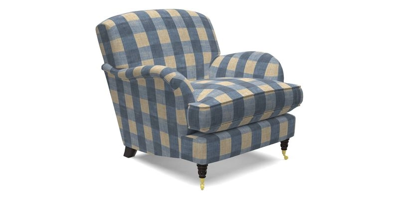 Kentwell Chair in Caroline Maria Applebee Collage Wildflowers with fringe in Sophie Bullion Currant