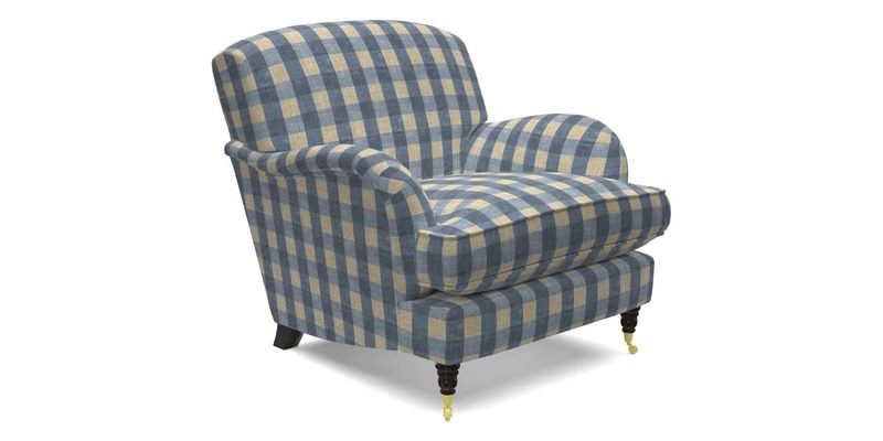 Kentwell Chair in Caroline Maria Applebee Collage Wildflowers with fringe in Sophie Bullion Currant