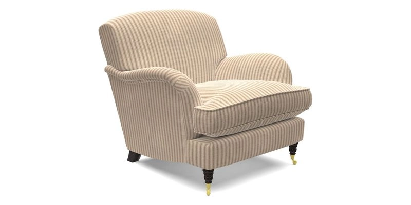 Kentwell Chair in Caroline Maria Applebee Collage Wildflowers with fringe in Sophie Bullion Currant